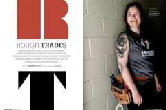 Cover story:  BC Businesson women working in the trades.